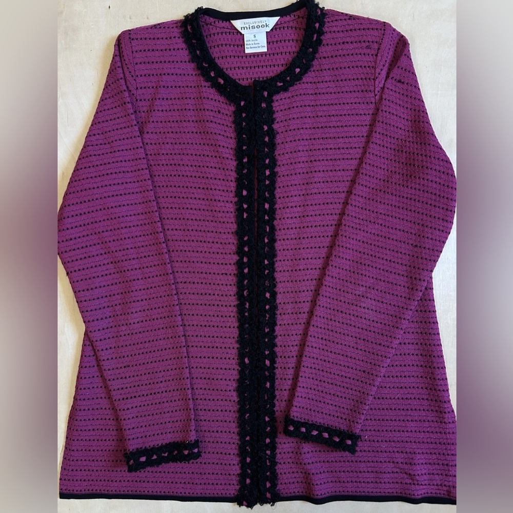 Exclusively Misook Women’s Sz Small Lot Of 2 Blazer Jacket Cardigan Open Front - Picture 2 of 16